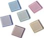 Rayher hobby materialen Rayher Mozaiek steentjes/tegeltjes - 615 stuks - pastel mix - 1 x 1 cm - kunststof