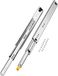 VEVOR 1 Paar Volledige Uitbreiding Lade Slides 16 18 20 24 30 35 37,4 59 24 32 36 40 48 152,4 cm, 250 Lb Laadvermogen Vergrendeling Lade Slides, Kogellager met Slot Zijmontage Lade Slide Rail