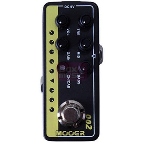 Mooer Micro Preamp 002 British Gold 900 overdrive effectpedaal