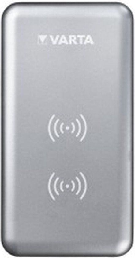 Varta Fast Wireless Power Bank 2000 mAh - Zilver
