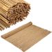 Tapis de roseau 120x300 cm marron clair