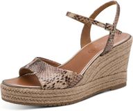 Tamaris - Dames - Plateau sandalen - Bruin - Maat 42