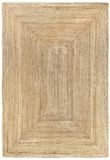 HAMID - Vloerkleed Van Jute, Tapijt Alhambra Natuurlijk, 100% Natuurlijk Tapijt Van Jute, Handgeweven, Vloerkleed Voor Woonkamer, Slaapkamer, Eetkamer, Gang, Ingang - (170x120cm)