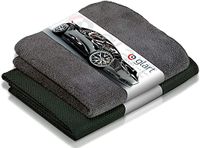 Glart 4432K set van 2 microvezeldoeken voor auto-onderhoud, voor het reinigen van ramen, speciale Fishskin-microvezeldoek, 60 x 40 cm, microvezeldoek en droogdoek, 32 x 32 cm, wasset ook geschikt voor glazenwassers