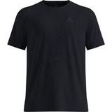 Odlo Zeroweight Engineered Chill-Tec Hardloopshirt Heren-zwart, Maat M
