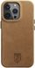 Rosso Elite iPhone 16 Pro Max Hoesje Leer Back Cover MagSafe Lichtbruin