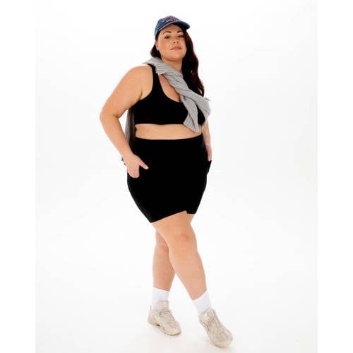 Pamela Mann Plus Size sportshort zwart