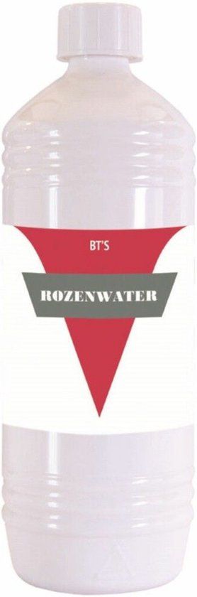 BTS Rozenwater 1000 ml - Unisex - 6 maanden houdbaar