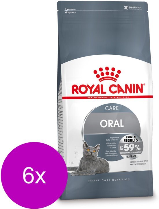 Royal Canin Fcn Oral Care - Kattenvoer - 6 x 400 g