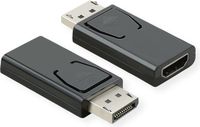 VALUE 12.99.3158 DisplayPort / HDMI Adapter [1x DisplayPort stekker - 1x HDMI-bus] Zwart