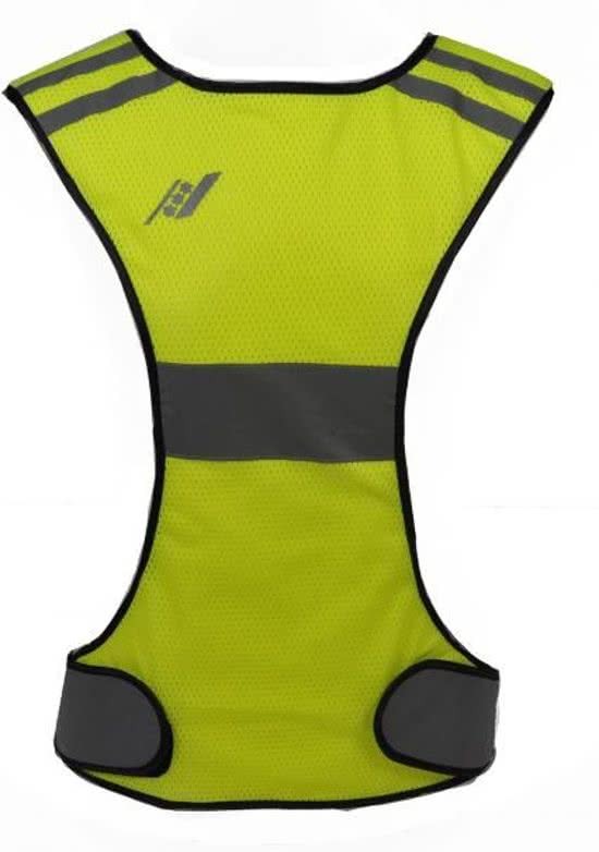 rucanor Safety Running Vest X - Veiligheidshesje - Maat M - Reflectie - Fluor Geel