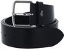 LACOSTE Leren riem Elegance Plain Leather Belt W110 Noir zwart