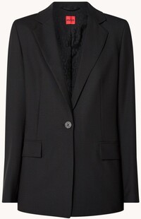 HUGO BOSS HUGO BOSS Atana blazer in wolblend met klepzakken