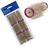 Ponik's Professional Poniks METAL HAIR ROLLERS MET BRUSH - 18mm 12 Stuks openwerk