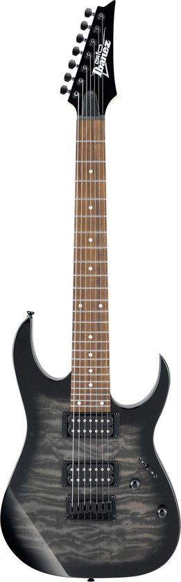 Ibanez GRG7221QA-TKS Elektrische gitaar - Zwart