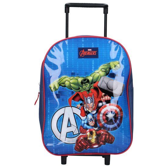 Avengers Trolley Kinderen Koffer - Blauw