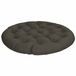 vidaXL Papasan Stoel Kussen VIANEN 100% Polyester Antraciet