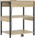 vidaXL Nachtkastje Sonoma Eik 41 x 31 x 51 cm Bewerkt hout