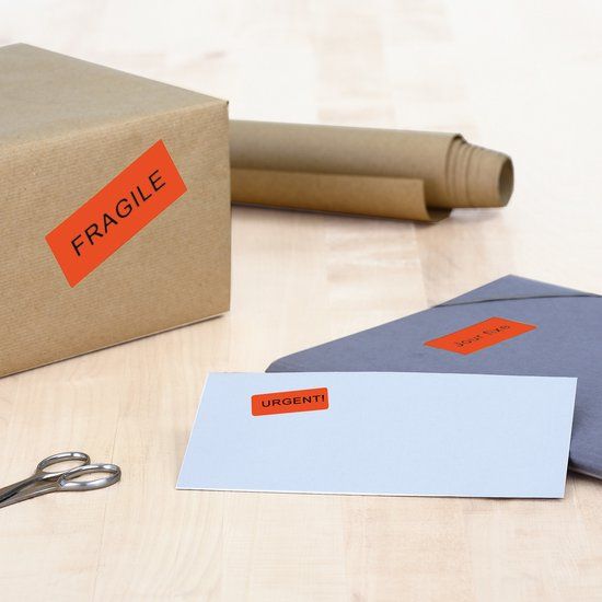 Herma etiketten rood 105x42,3 mm - 280 stuks