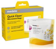 Medela Quick Clean Serie - Desinfectiezakjes voor Magnetron - Meervoudig Gebruik - Veilig en Snel