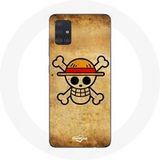 Maniacase Hoesje voor Samsung Galaxy A51 4G Manga One Piece Death's Head