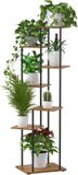 Merkloos Plantenrek van Hout en Metaal - 7 Niveaus, 150 cm - Voor Binnen en Buiten