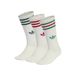 adidas Originals sokken Crew - ecru/rood/groen (set van 3)