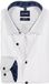 OLYMP 24/7 Luxor modern fit overhemd - mouwlengte 7 - twill - wit - Strijkvriendelijk - Boordmaat: 44 (EU maat: XL)