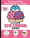 Little Ice Cream Shop Pretend Play Book for Kids Ages 3–6