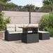 Prolenta Maison Exclusive Tuinset voor in de tuin, 6 stuks, zwart en crème