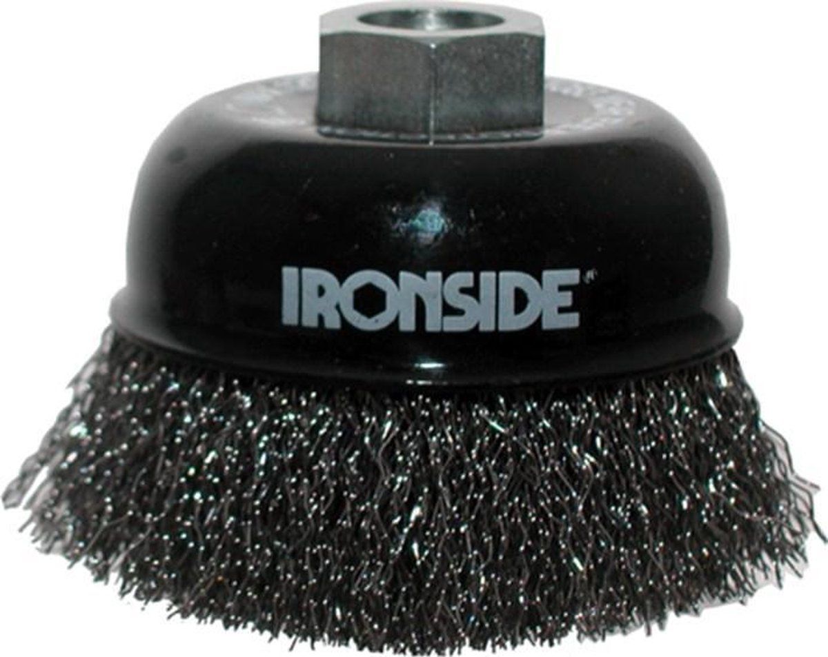 Ironside Komborstel staaldraad gegolfd M14 diameter 100mm
