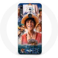 Maniacase Hoesje voor Huawei P30 Lite One Piece Luffy Poster Characters Art Seizoen 1