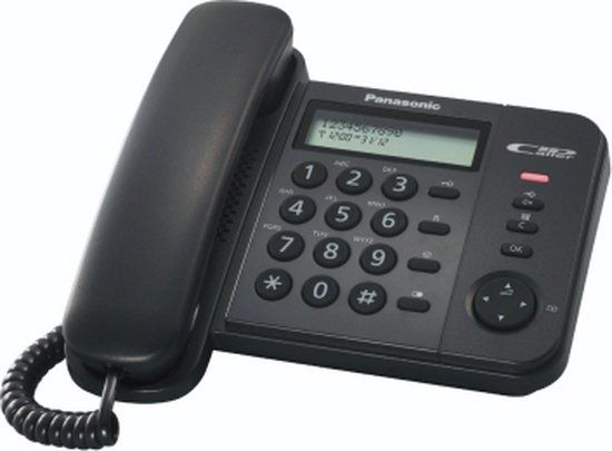 Panasonic KX-TS560EX1B telefoon Zwart Nummerherkenning