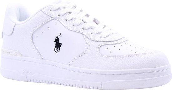 POLO Ralph Lauren Master Court PP leren sneakers wit - Heren - Maat 43 - Wit - Lente/Zomer 2023