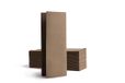 Alvotex CHIC Airlaid 50 servetten, 1/8 vouwen op stof, hoogwaardige wegwerpservetten, 32 x 40 cm, bruin