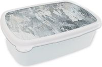 MuchoWow Broodtrommel - Wit - 1.5L - BPA-vrij - Rechthoekig