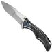 WE Knife WE24054-2 Tighe Down Hand Satin Böhler M390 Integral Polished Black Titanium Rose CF Inlay Couteau pliant Brian Tighe Design