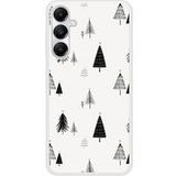 Samsung Galaxy A25 Beschermende Siliconen Case - Elegante Dennenboom