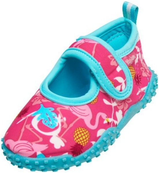 Playshoes waterschoentjes fuchsia aqua flamingo