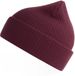 Atlantis Headwear Nelson Beanie Burgundy Katoen Unisex One Size