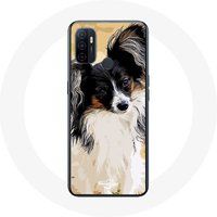 Maniacase Etui voor Oppo A53 Continental vlinder spaniël hondenras