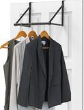 Simple Houseware Kledingroede voor over de deur, zwart