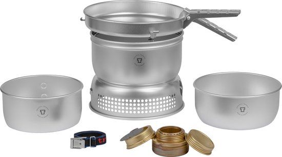 Trangia Stove 25-1 UL Ultra-lichtgewicht spiritus campingkookset - Zilver