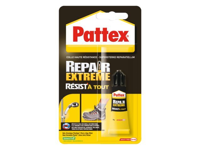 Pattex Alleslijm Repair Extreme tube 8gram op blister