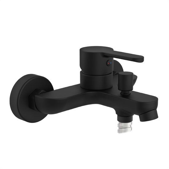 SCHÜTTE Denver Badkraan - Mengkraan - 150 mm Hartafstand - Mat Zwart