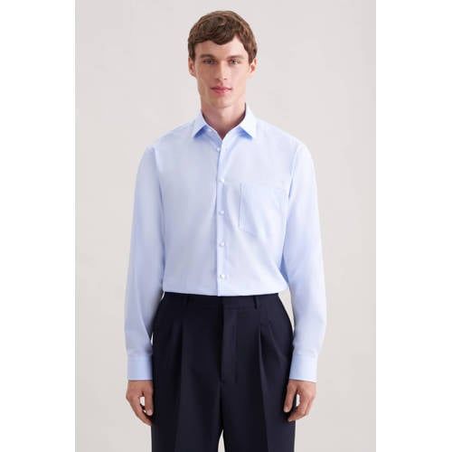 Seidensticker Overshirt Lichtblauw