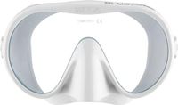 CRESSI Musa Frameless Diving Mask for Adults - Wide Vision Single Lens - Low Internal Volume - Pure Soft Silicone