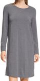 Hanro Dames nachthemd Natural Elegance stone melange