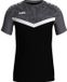 Jako Iconic T-Shirt Heren - Zwart / Antraciet | Maat: 3XL