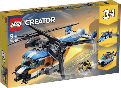 LEGO Creator Dubbel-rotor Helikopter - 31096 | 3in1 set